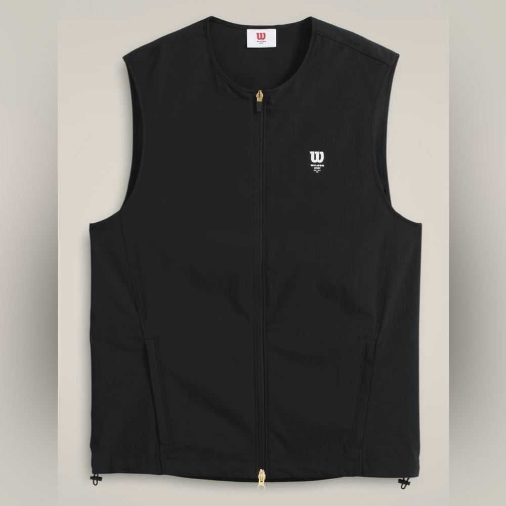 NWT ASTON WARM-UP VEST TENNIS